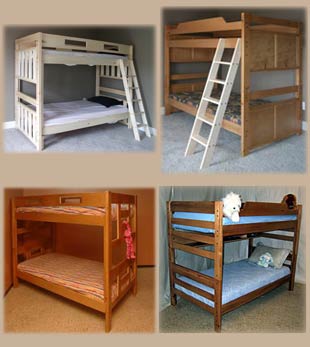 Bunk Beds Regular Extra Long Solid, Solid Wood Bunk Beds Made In Canada